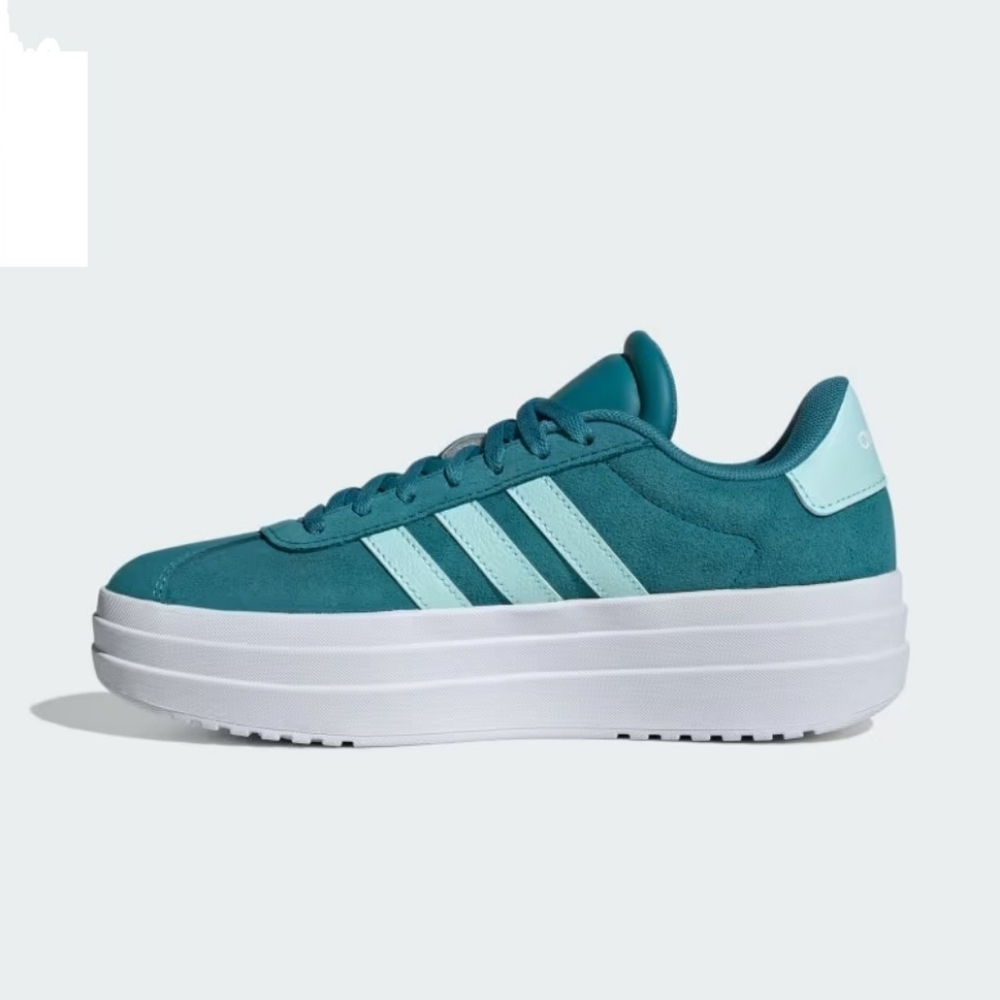 Adidas VL Court BOLD JR Skateboard Size 7Y IH4778 Arctic Fusion / Semi Flash Aq - Picture 5 of 12